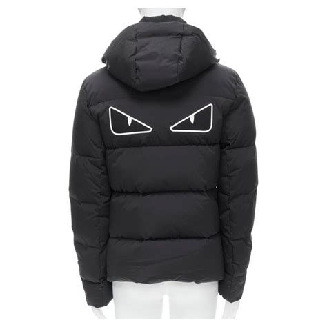 Fendi Monsters Motif Puffer Coat 